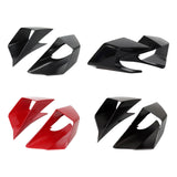 Maxbell 2x Motorcycle Side Wind Deflectors Gas Tank Side Cover Panel Air Deflectors Dark Black