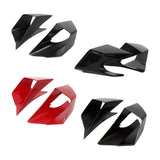 Maxbell 2x Motorcycle Side Wind Deflectors Gas Tank Side Cover Panel Air Deflectors Dark Black