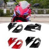 Maxbell 2x Motorcycle Side Wind Deflectors Gas Tank Side Cover Panel Air Deflectors Dark Black