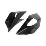 Maxbell 2x Motorcycle Side Wind Deflectors Gas Tank Side Cover Panel Air Deflectors Dark Black