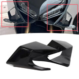 Maxbell 2x Motorcycle Side Wind Deflectors Gas Tank Side Cover Panel Air Deflectors Dark