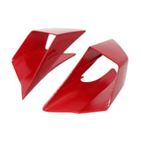 Maxbell 2x Motorcycle Side Wind Deflectors Gas Tank Side Cover Panel Air Deflectors Red
