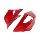 Maxbell 2x Motorcycle Side Wind Deflectors Gas Tank Side Cover Panel Air Deflectors Red
