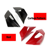 Maxbell 2x Motorcycle Side Wind Deflectors Gas Tank Side Cover Panel Air Deflectors Red