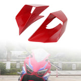 Maxbell 2x Motorcycle Side Wind Deflectors Gas Tank Side Cover Panel Air Deflectors Red