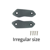 Maxbell 2 Pieces Motorcycle Mirror Block Off Plates Decoration Rearview Mirror Parts Gray