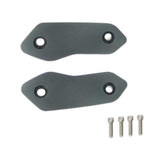 Maxbell 2 Pieces Motorcycle Mirror Block Off Plates Decoration Rearview Mirror Parts Gray