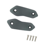 Maxbell 2 Pieces Motorcycle Mirror Block Off Plates Decoration Rearview Mirror Parts Gray