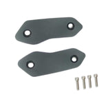 Maxbell 2 Pieces Motorcycle Mirror Block Off Plates Decoration Rearview Mirror Parts Gray