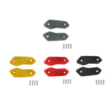 Maxbell 2 Pieces Motorcycle Mirror Block Off Plates Decoration Rearview Mirror Parts Gray