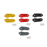 Maxbell 2 Pieces Motorcycle Mirror Block Off Plates Decoration Rearview Mirror Parts Gray