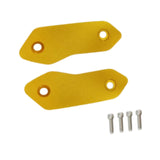 Maxbell 2 Pieces Motorcycle Mirror Block Off Plates Decoration Rearview Mirror Parts Gold