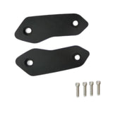 Maxbell 2 Pieces Motorcycle Mirror Block Off Plates Decoration Rearview Mirror Parts Black