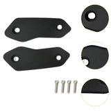 Maxbell 2 Pieces Motorcycle Mirror Block Off Plates Decoration Rearview Mirror Parts Black