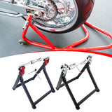 Motorcycle Wheel Balancer Heavy Duty Sturdy Motorcycle Wheel Balancing Stand Red