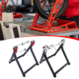 Motorcycle Wheel Balancer Heavy Duty Sturdy Motorcycle Wheel Balancing Stand Red