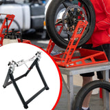 Motorcycle Wheel Balancer Heavy Duty Sturdy Motorcycle Wheel Balancing Stand Silver