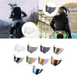 Maxbell Motorbike Helmet Visor Lens Sturdy for Tour x5 for Supplies Biking Gift White Clear