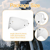 Maxbell Motorbike Helmet Visor Lens Sturdy for Tour x5 for Supplies Biking Gift White Clear