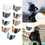 Maxbell Motorbike Helmet Visor Lens Sturdy for Tour x5 for Supplies Biking Gift White Clear