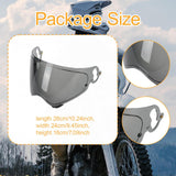Maxbell Motorbike Helmet Visor Lens Sturdy for Tour x5 for Supplies Biking Gift Light Brown