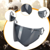 Maxbell Motorbike Helmet Visor Lens Sturdy for Tour x5 for Supplies Biking Gift Dark brown