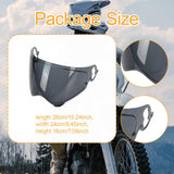 Maxbell Motorbike Helmet Visor Lens Sturdy for Tour x5 for Supplies Biking Gift Dark brown