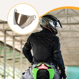 Maxbell Motorbike Helmet Visor Lens Sturdy for Tour x5 for Supplies Biking Gift Brown Silver