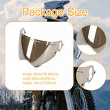 Maxbell Motorbike Helmet Visor Lens Sturdy for Tour x5 for Supplies Biking Gift Brown Silver