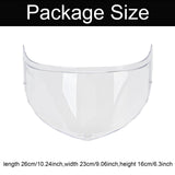Maxbell Motorcycle Helmet Shield Easy to Install Replace for Ff808 Clear