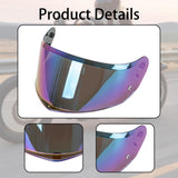 Maxbell Motorcycle Helmet Shield Easy to Install Replace for Ff808 Colorful