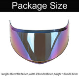 Maxbell Motorcycle Helmet Shield Easy to Install Replace for Ff808 Colorful