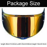Maxbell Motorcycle Helmet Shield Easy to Install Replace for Ff808 Aurora Red