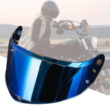 Maxbell Motorcycle Helmet Shield Easy to Install Replace for Ff808 Aurora Blue