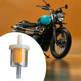Maxbell Gas Inline Filter Transparent Moto Parts Replacements Easy Installation
