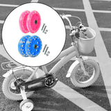 Maxbell Child Bike Training Wheels Universal Portable Accessories Biking Replacement Pink
