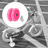 Maxbell Child Bike Training Wheels Universal Portable Accessories Biking Replacement Pink