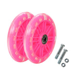 Maxbell Child Bike Training Wheels Universal Portable Accessories Biking Replacement Pink