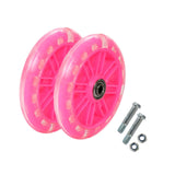 Maxbell Child Bike Training Wheels Universal Portable Accessories Biking Replacement Pink