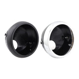 Maxbell Motorcycle Headlight Housing Sturdy DIY Modified for Motorbike Fittings Black