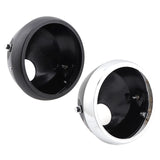 Maxbell Motorcycle Headlight Housing Sturdy DIY Modified for Motorbike Fittings Black