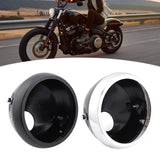 Maxbell Motorcycle Headlight Housing Sturdy DIY Modified for Motorbike Fittings Black