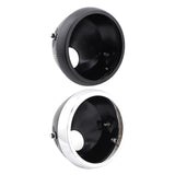 Maxbell Motorcycle Headlight Housing Sturdy DIY Modified for Motorbike Fittings Black