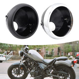 Maxbell Motorcycle Headlight Housing Sturdy DIY Modified for Motorbike Fittings Black