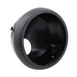 Maxbell Motorcycle Headlight Housing Sturdy DIY Modified for Motorbike Fittings Black
