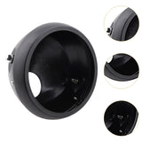 Maxbell Motorcycle Headlight Housing Sturdy DIY Modified for Motorbike Fittings Black