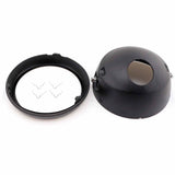 Maxbell Motorcycle Headlight Housing Sturdy DIY Modified for Motorbike Fittings Black