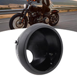 Maxbell Motorcycle Headlight Housing Sturdy DIY Modified for Motorbike Fittings Black
