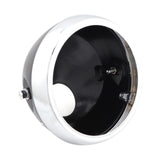 Maxbell Motorcycle Headlight Housing Sturdy DIY Modified for Motorbike Fittings Silver