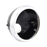 Maxbell Motorcycle Headlight Housing Sturdy DIY Modified for Motorbike Fittings Silver